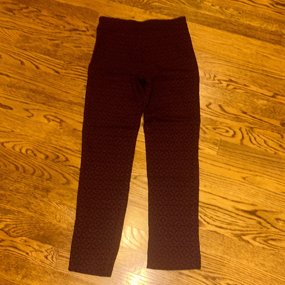 Patterned petite skinny pant